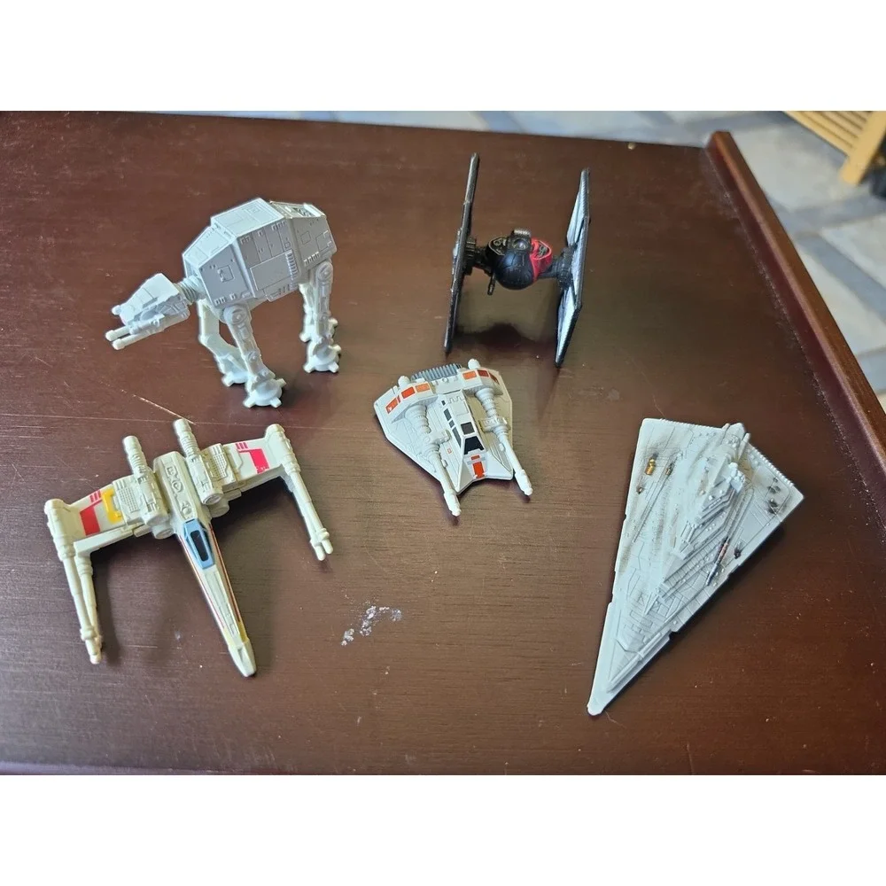 Star Wars Starships Hot Wheels‎ Lot Of 5 Die-Cast LFL Vehicles